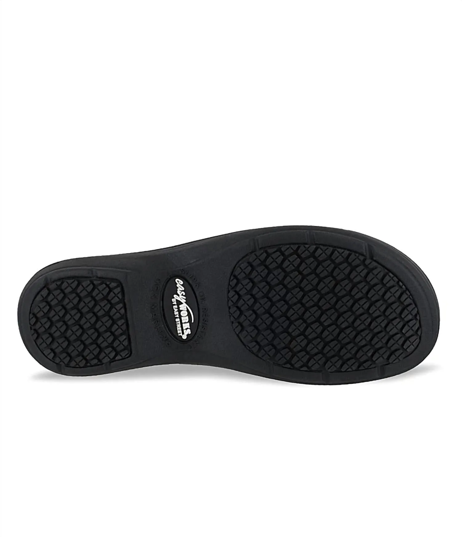 Women's Bind Slip Resistant Work Shoe - Double Wide Width In Black