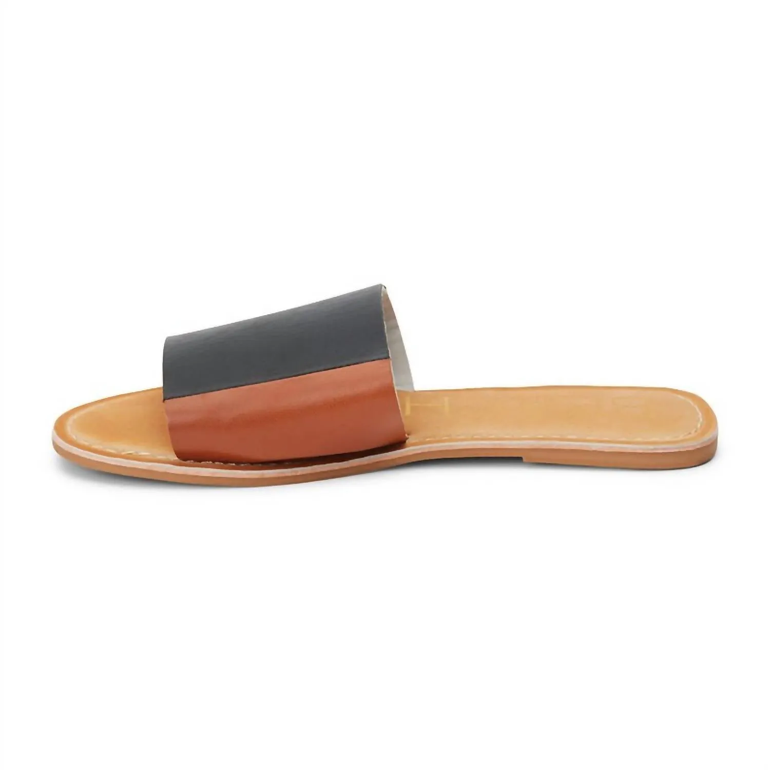 Women's Bonfire Slide Sandal In Tan/black