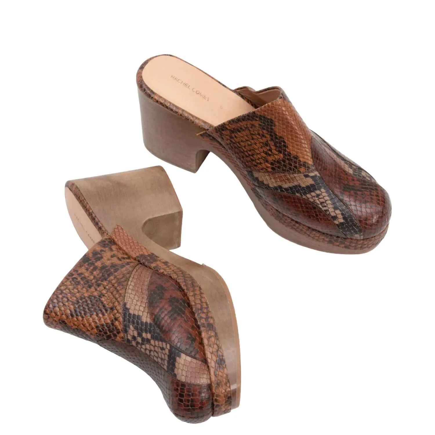 Women's Bose Clog In Brown Snake
