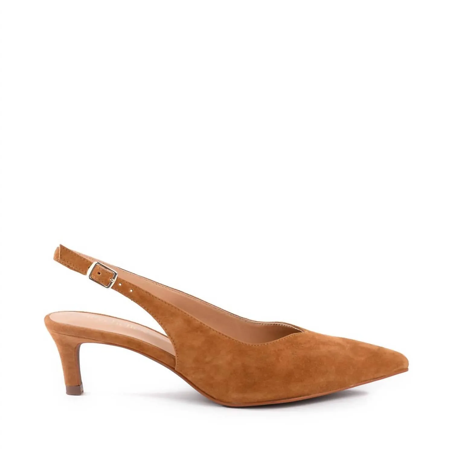 Women's Candlelight Slingback Pump In Tan Suede