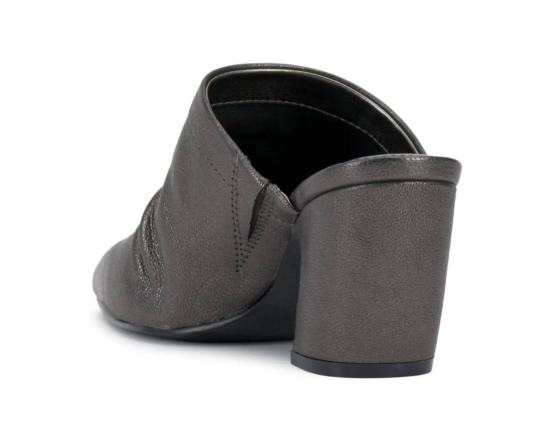 Women's Carlie Mule In Dark Pewter