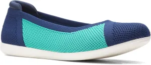 Women's Carly Wish Ballet Flat In Navy Combi