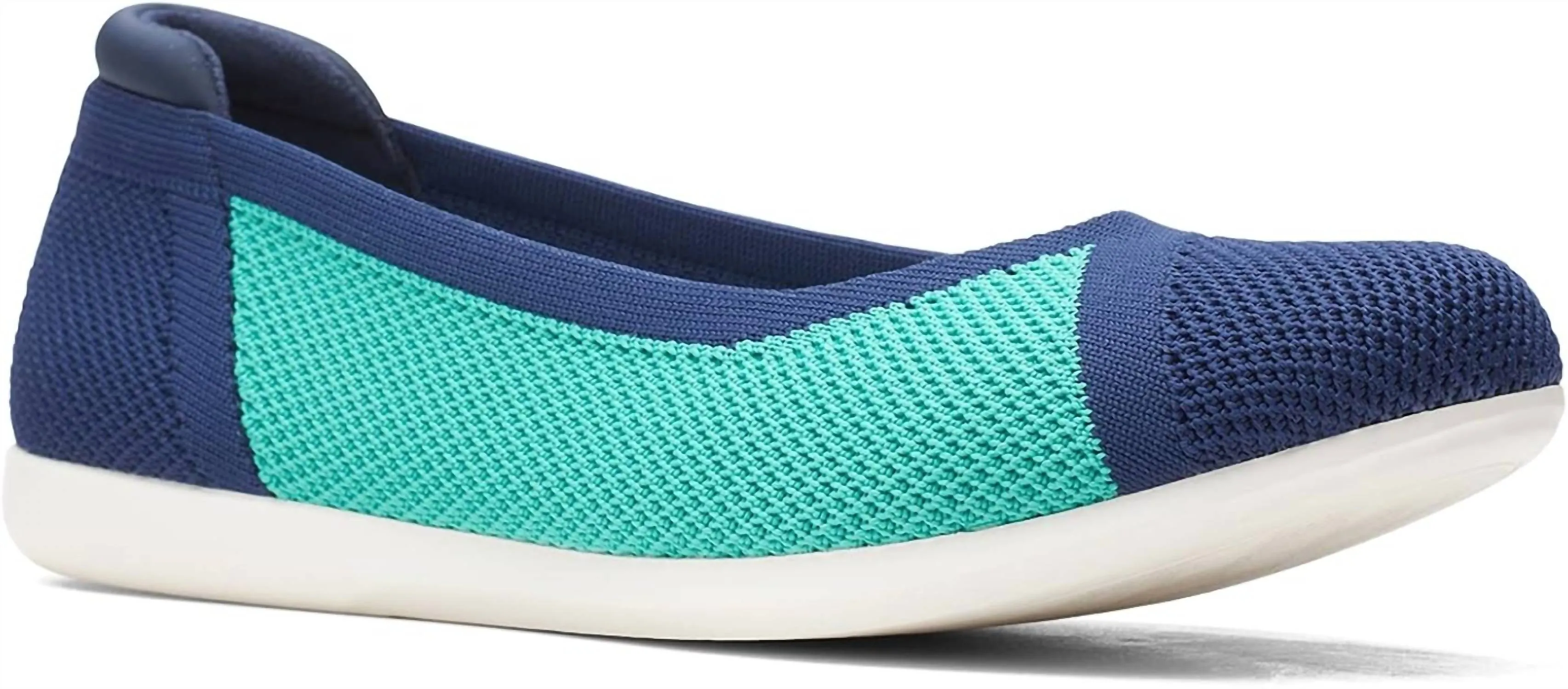 Women's Carly Wish Ballet Flat In Navy Combi