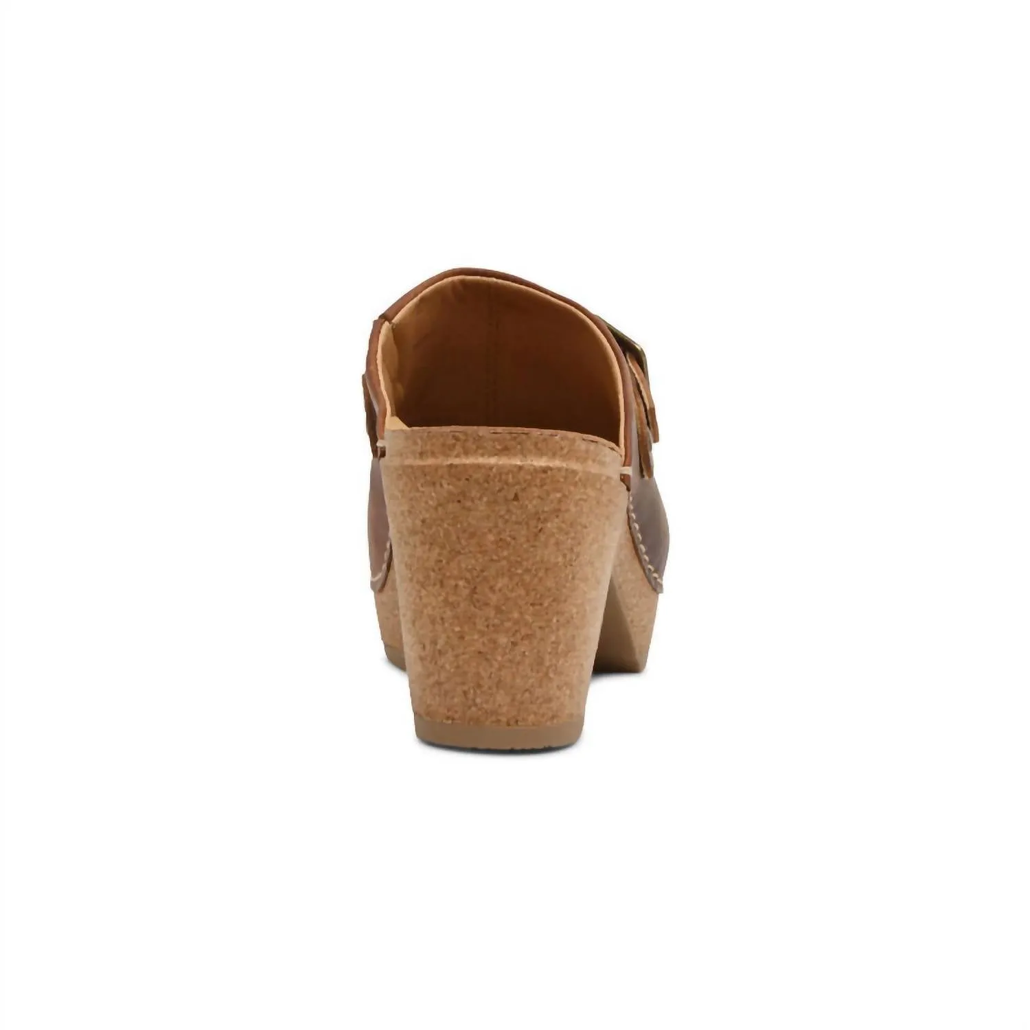 Women's Corey Heeled Clog In Brown