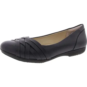 Womens Criss-Cross Man Made Flat Shoes