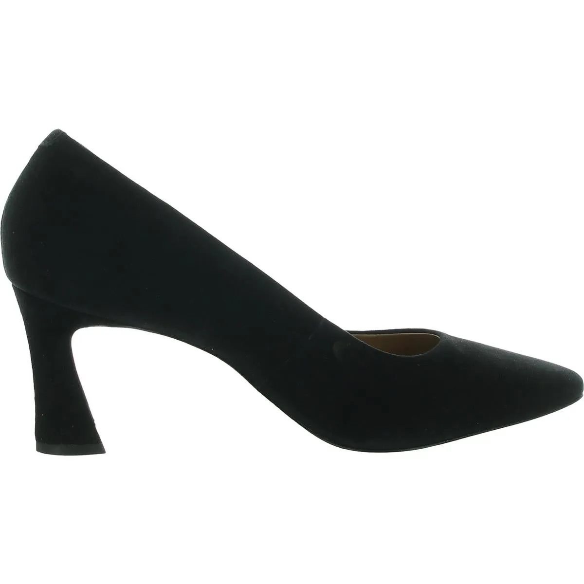 Womens Cushioned Footbed Suede Pumps