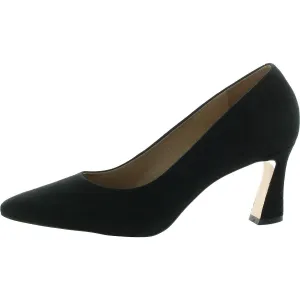 Womens Cushioned Footbed Suede Pumps