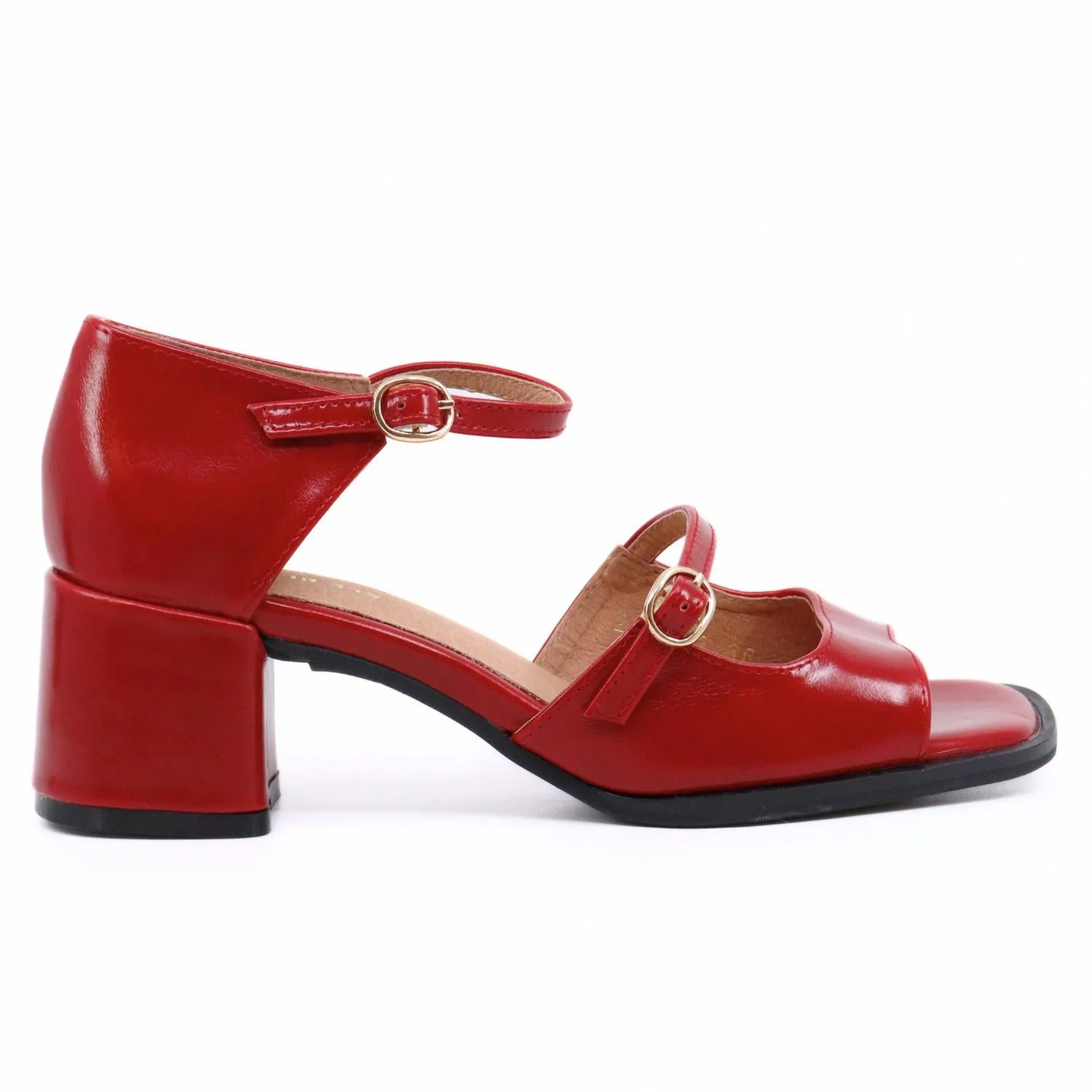 Women's Double Jane Sandals In Ot Red