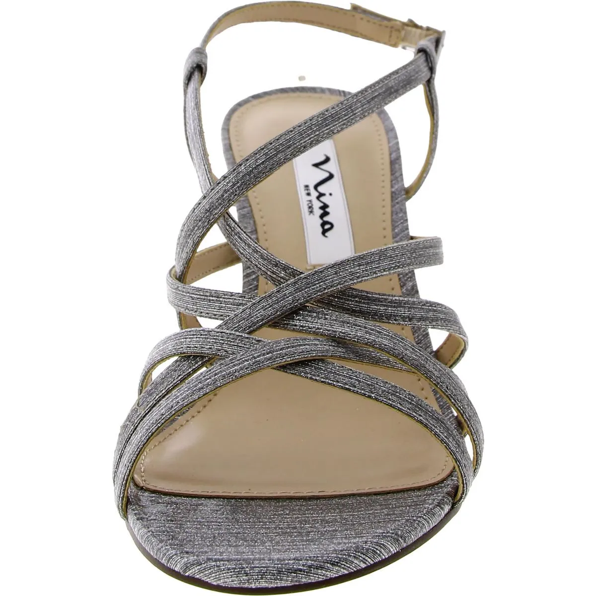 Womens Evening Criss-Cross Slingback Sandals