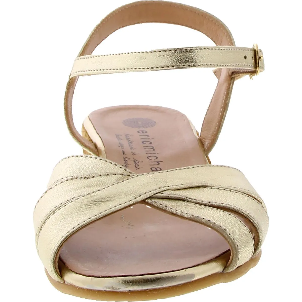 Womens Faux Leather Peep Toe Heels