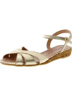 Womens Faux Leather Peep Toe Heels