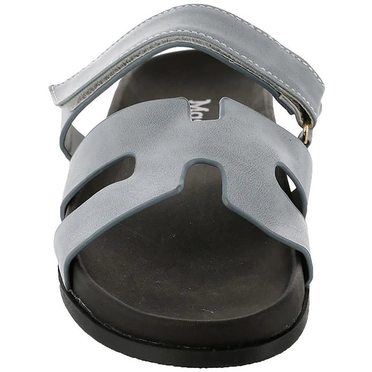 Womens Faux Leather Strappy Sandals