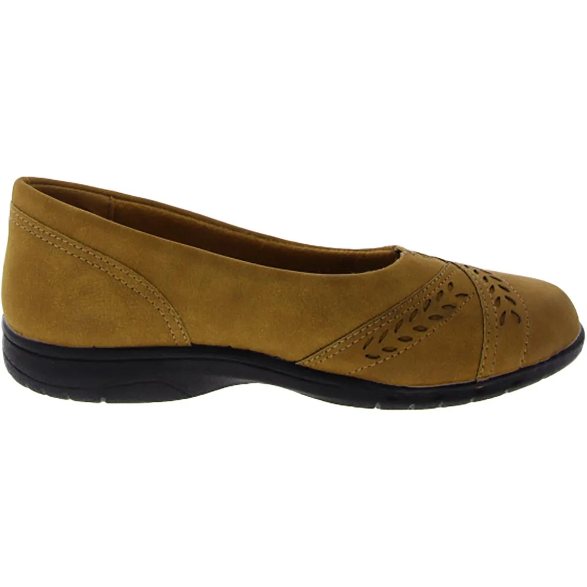 Womens Faux Suede Slip On Moccasins