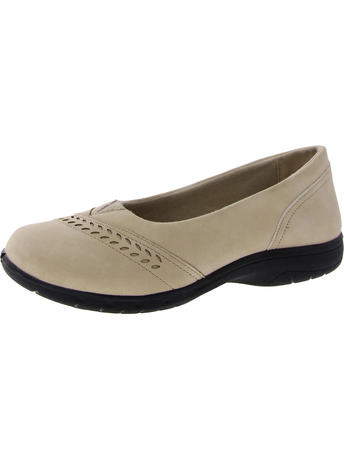 Womens Faux Suede Slip On Moccasins