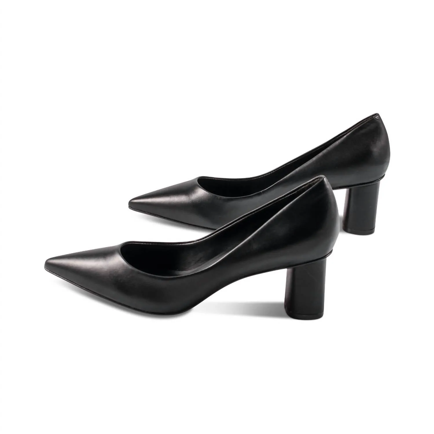 Women's Felicia Leather Heel In Black
