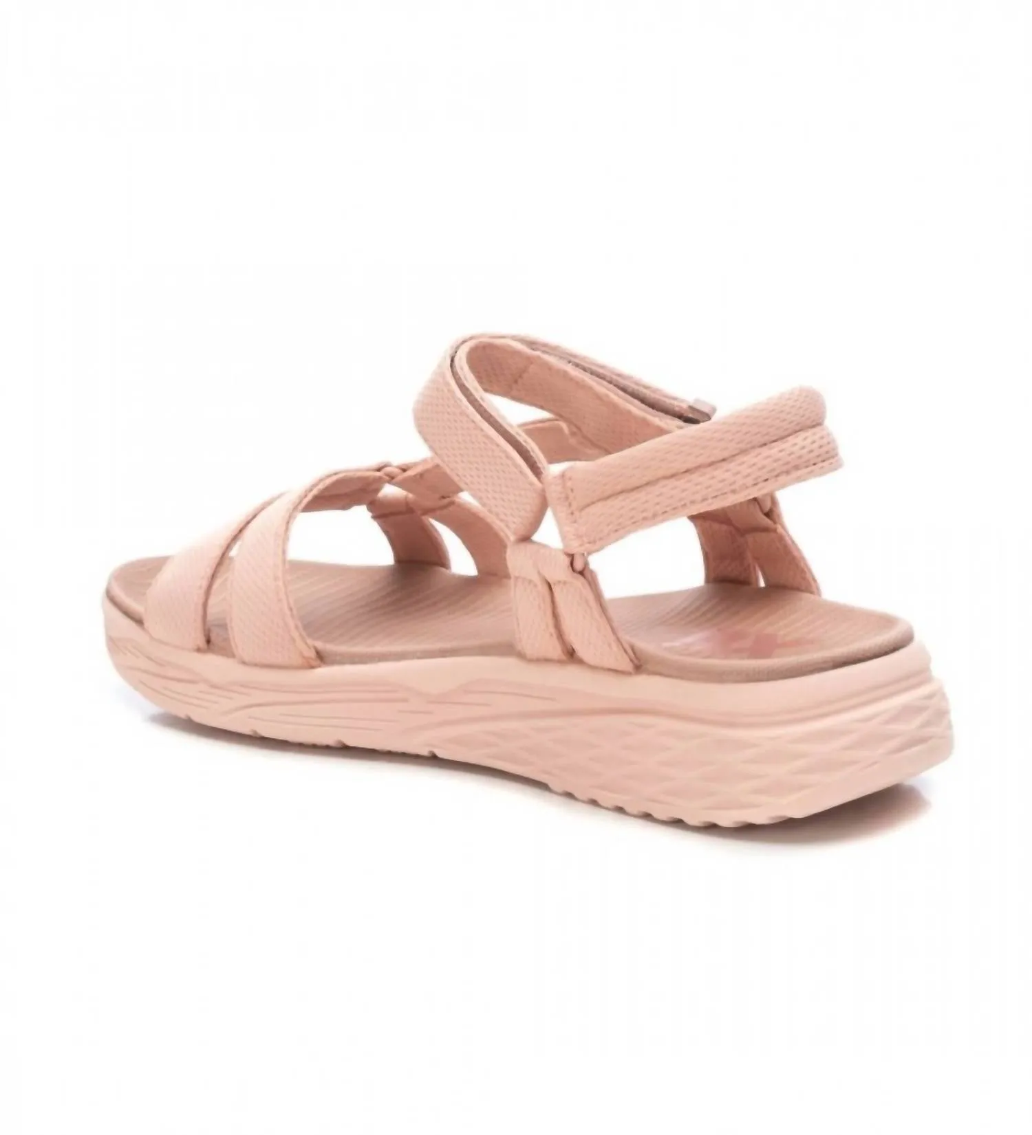Women's Flat Sandals In Light/pastel Pink