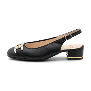 Women's Gallant Sling Back Sandals In Black