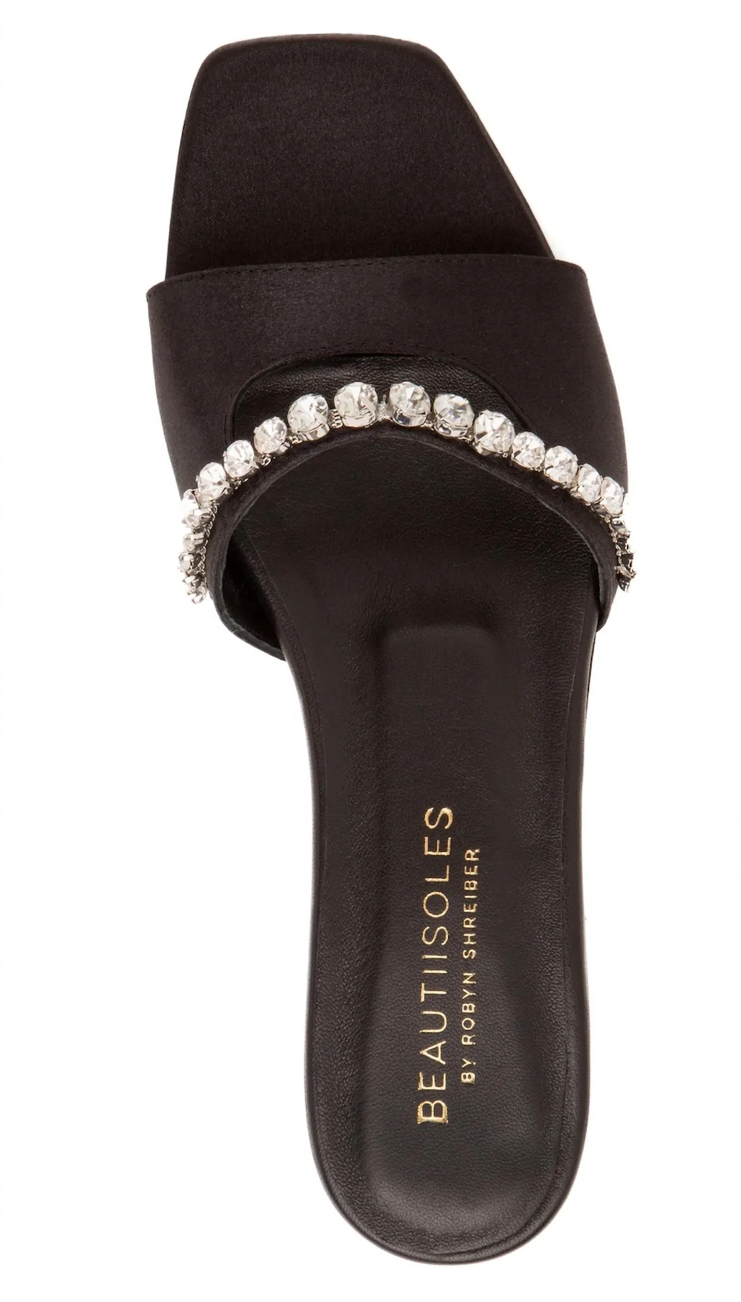 Women's Gemma Satin Sandal In Black