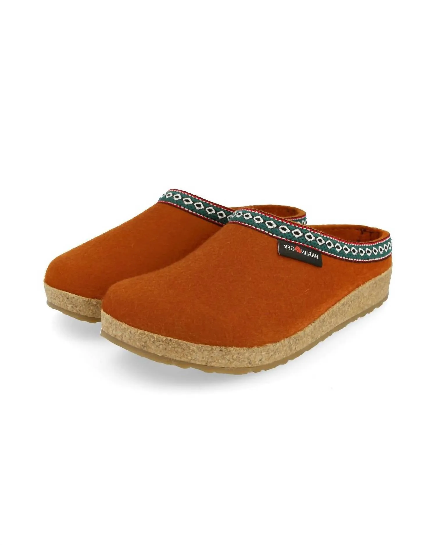 Women's Gizzy Classic Boiled Wool Clog In Apricot