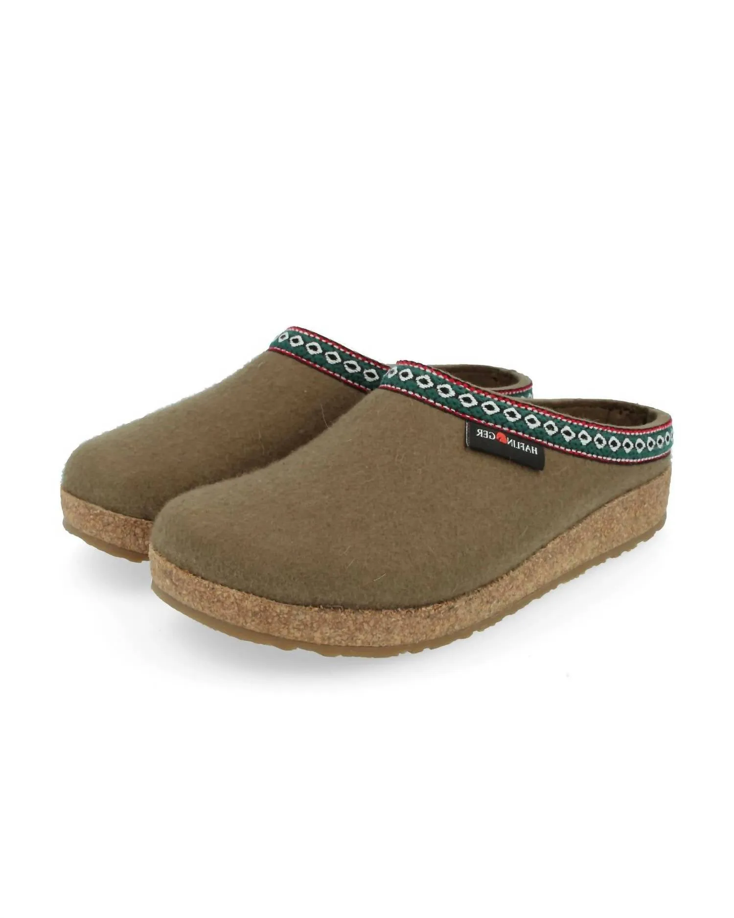 Women's Gizzy Classic Boiled Wool Clog In Earth