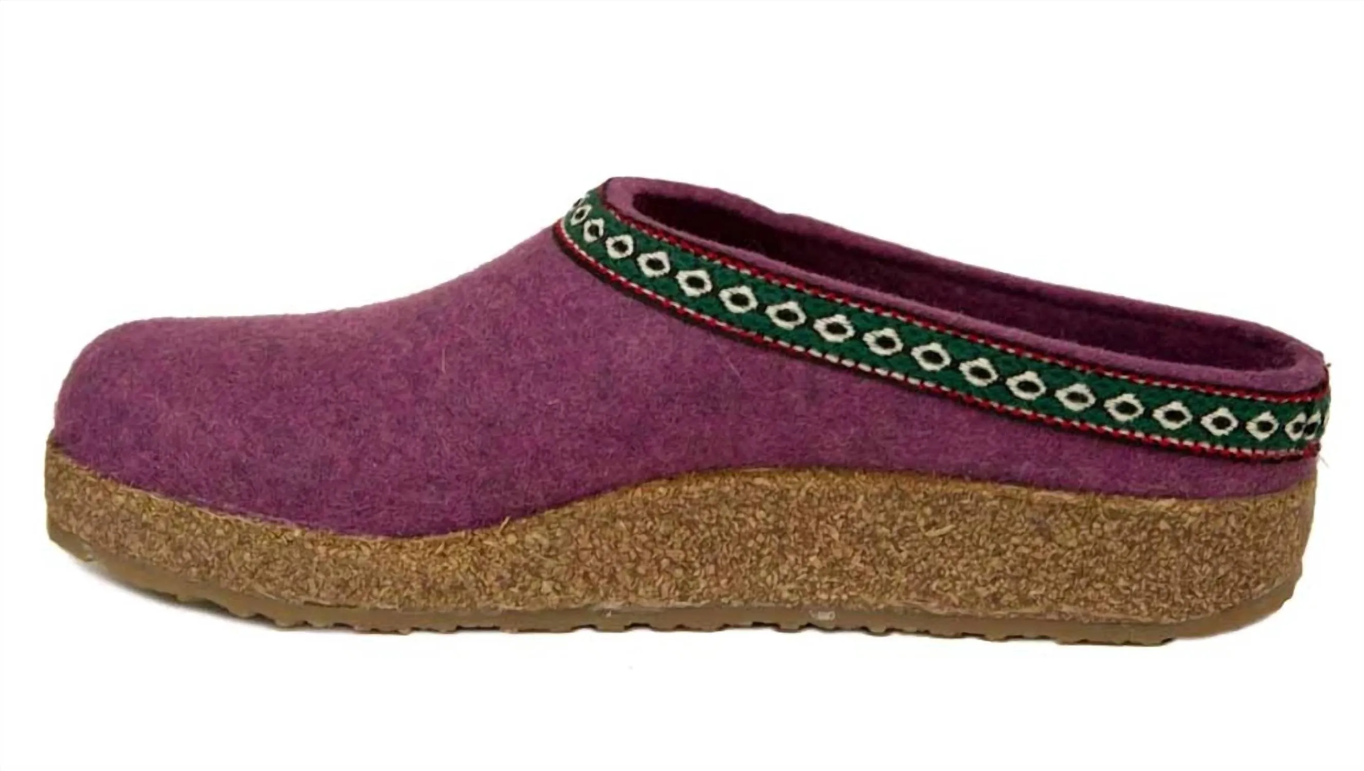 Women's Gizzy Classic Boiled Wool Clog In Mulberry