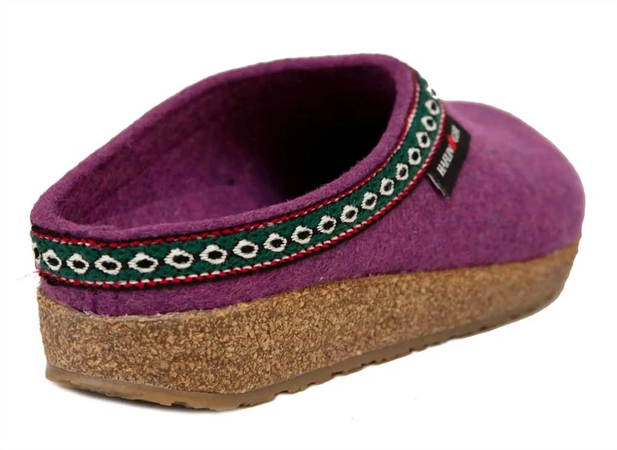 Women's Gizzy Classic Boiled Wool Clog In Mulberry