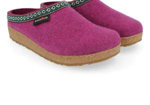 Women's Gizzy Classic Boiled Wool Clog In Mulberry