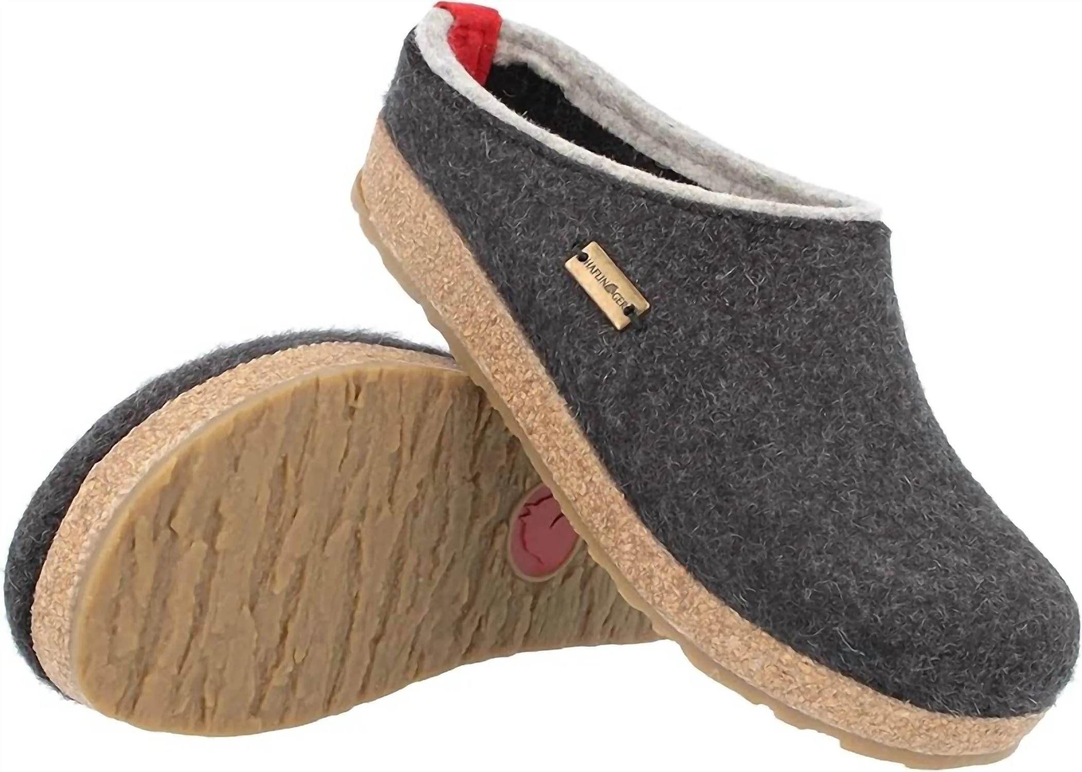 Women's Grizzly Kris Wool Clogs In Charcoal