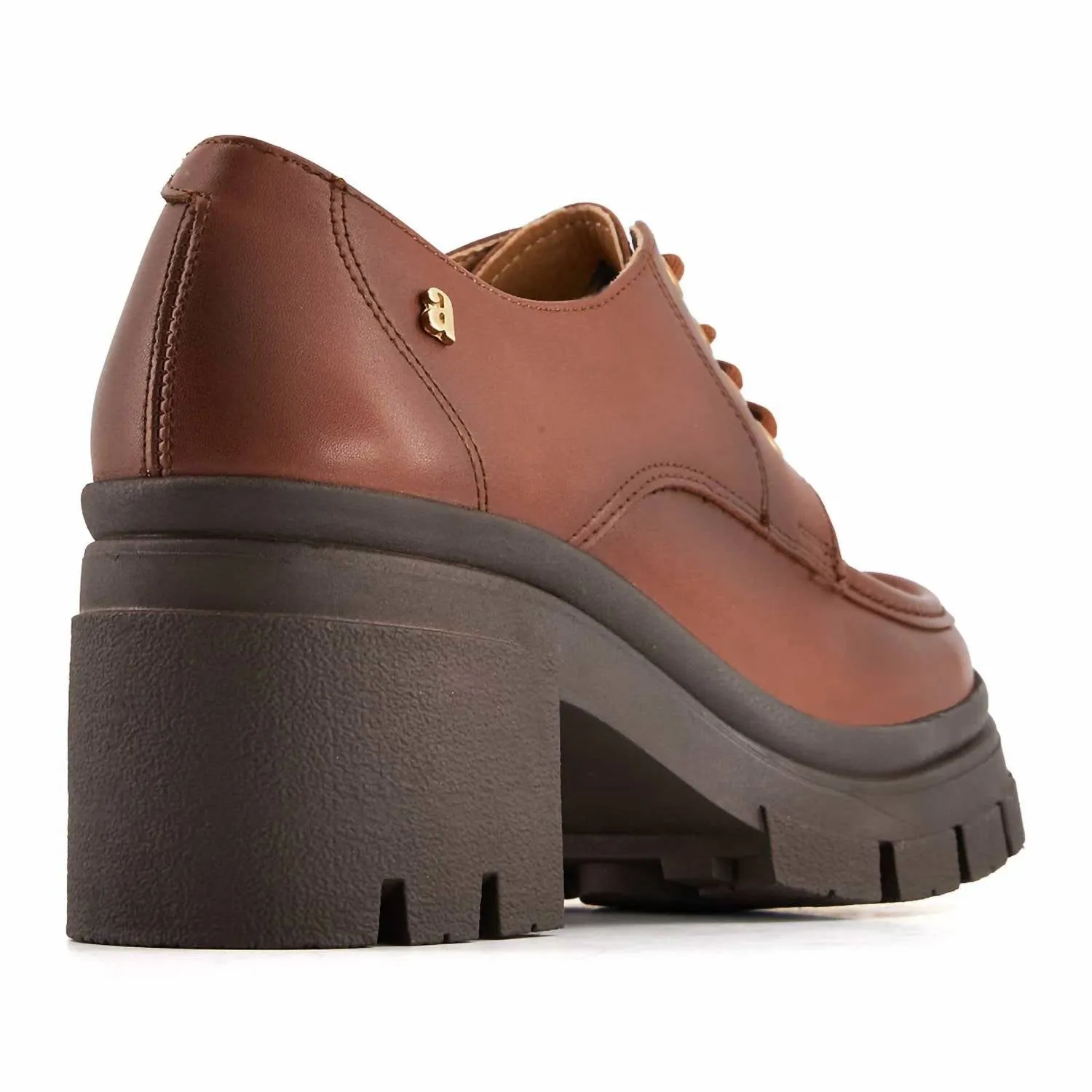 Women's Heeled Oxfords In Brown