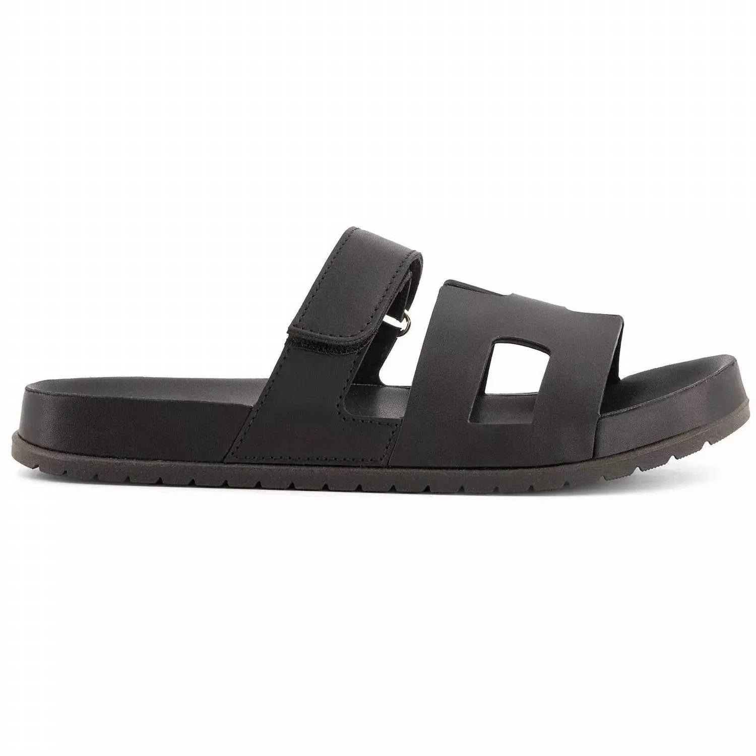 Women's Hook And Loop Casual Sandals In Black
