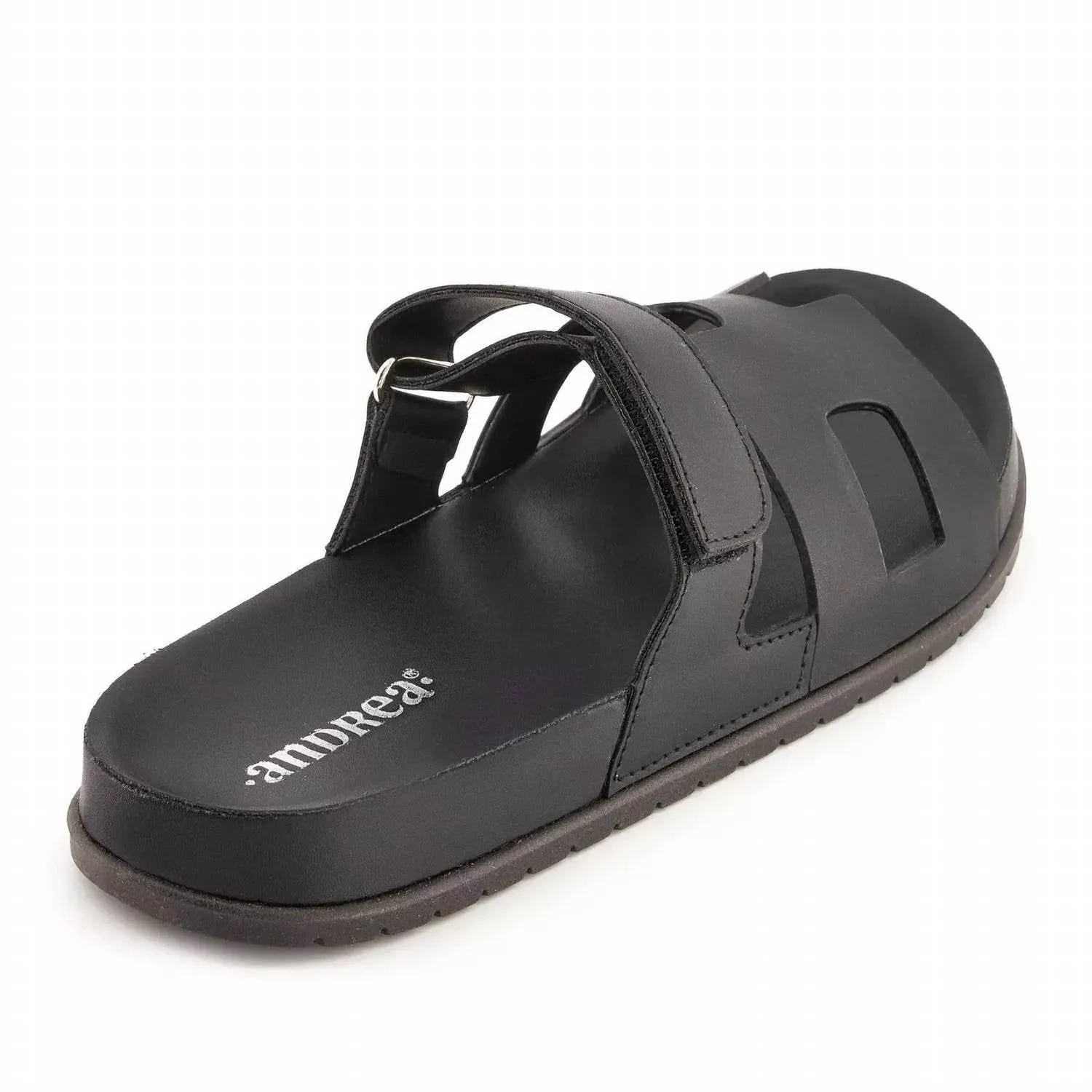 Women's Hook And Loop Casual Sandals In Black