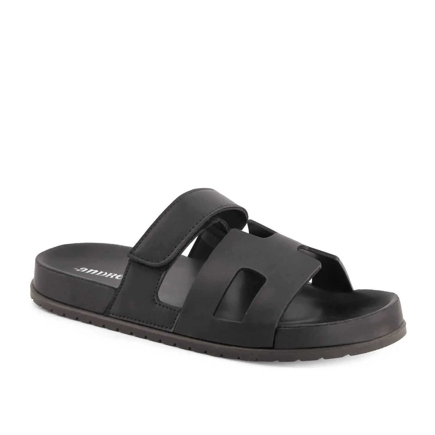Women's Hook And Loop Casual Sandals In Black