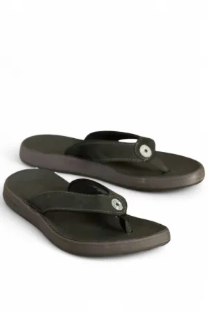 Women's Hudson Leather Sandal In Black