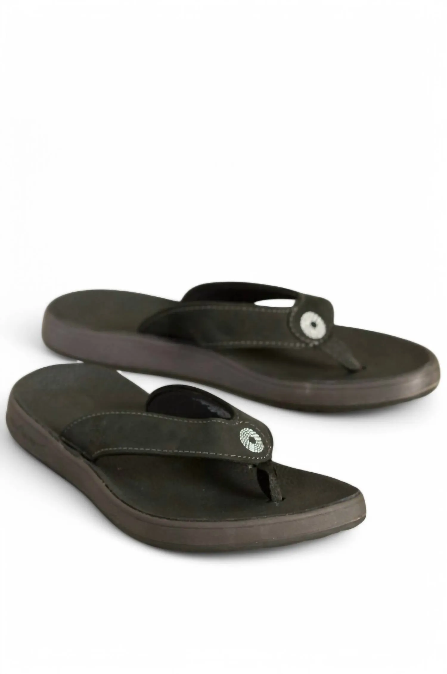 Women's Hudson Leather Sandal In Black