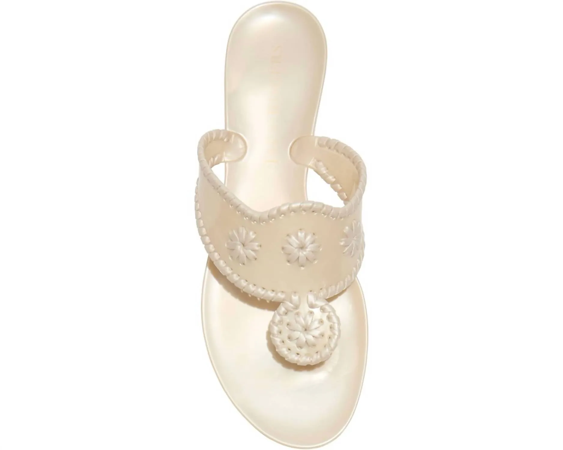 Women's Jacks Jelly Sandal In Pearlized Ivory