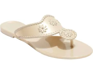 Women's Jacks Jelly Sandal In Pearlized Ivory