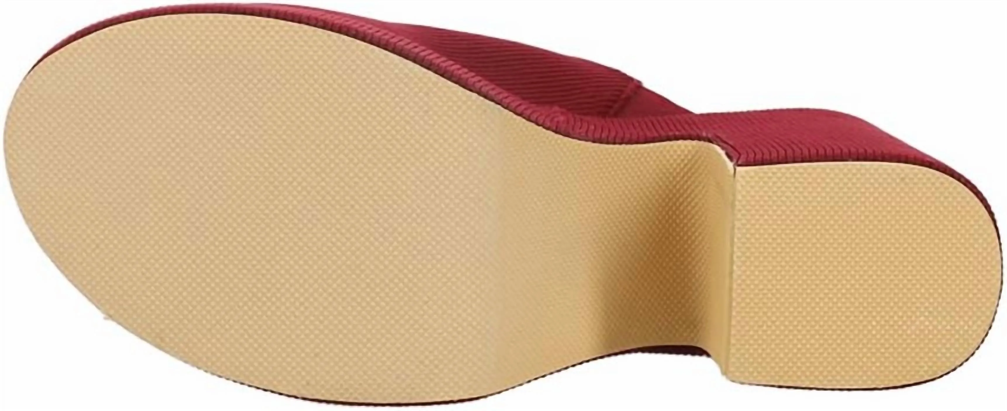 Women's Jayde Padded Platform Mule In Wine