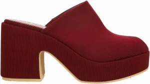 Women's Jayde Padded Platform Mule In Wine