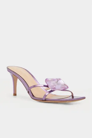 Women's Jewel Iridescent Leather 70 Mule Sandal In Freesia