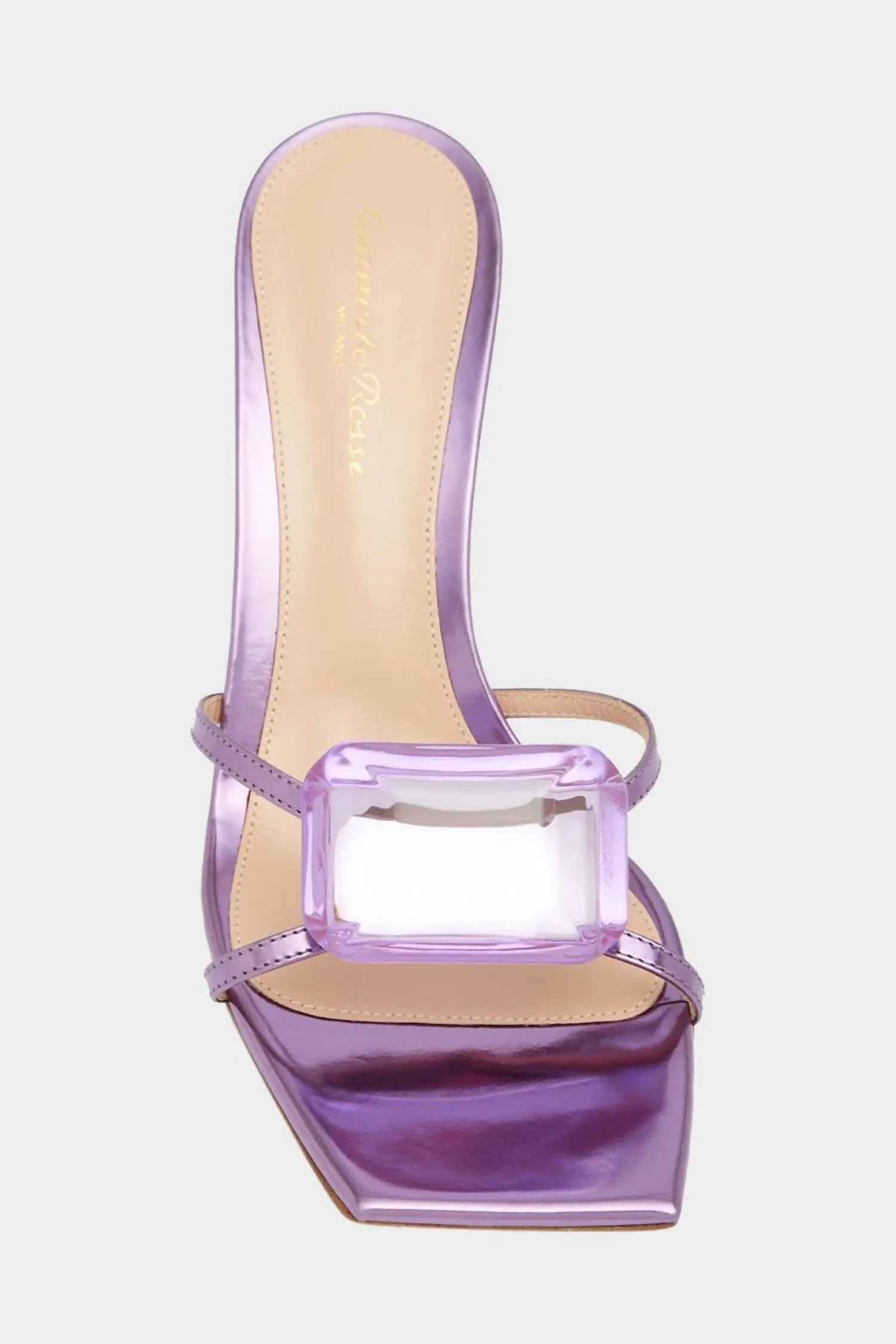 Women's Jewel Iridescent Leather 70 Mule Sandal In Freesia
