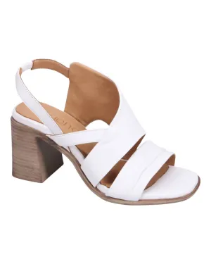 Women's Jinny Heeled Samdals In White