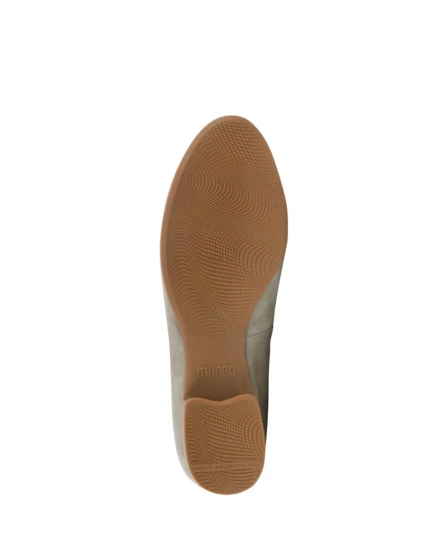 Women's Joslyn Ballet Flat Shoes In Deep Taupe Suede