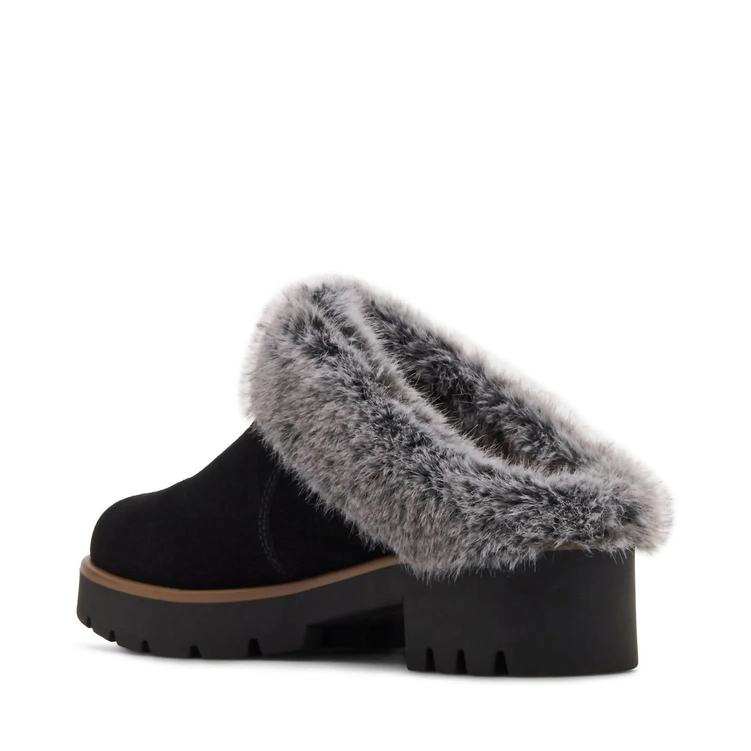 Women's Karoline Water Resistant Mule In Black Suede