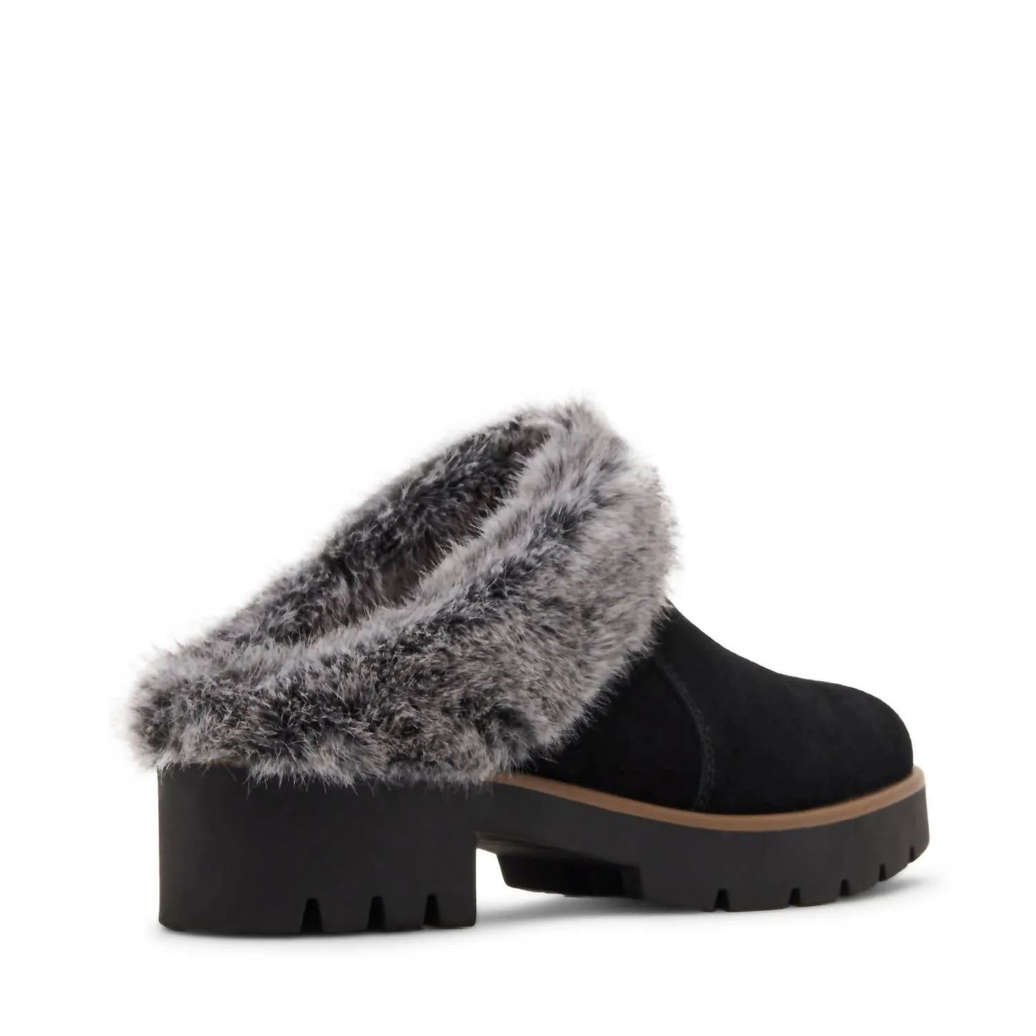 Women's Karoline Water Resistant Mule In Black Suede