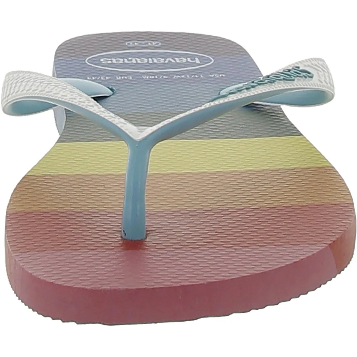 Womens Laceless Rubber Thong Sandals
