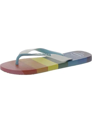 Womens Laceless Rubber Thong Sandals