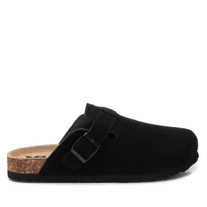 Women's Leather Clogs In Black