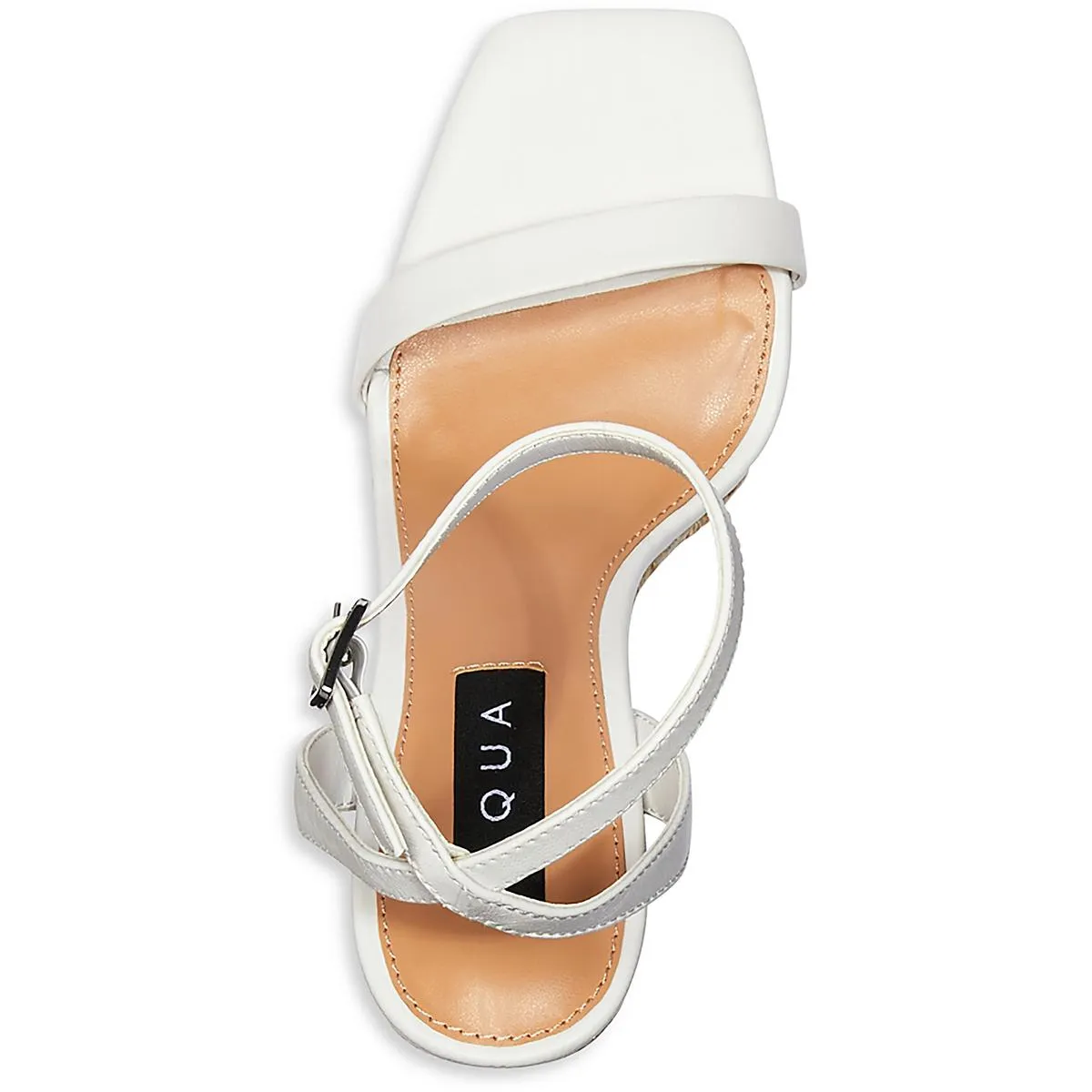 Womens Leather Square Toe Espadrilles