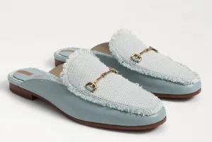 Women's Linnie Fray Mule In Robin Egg Blue Canvas