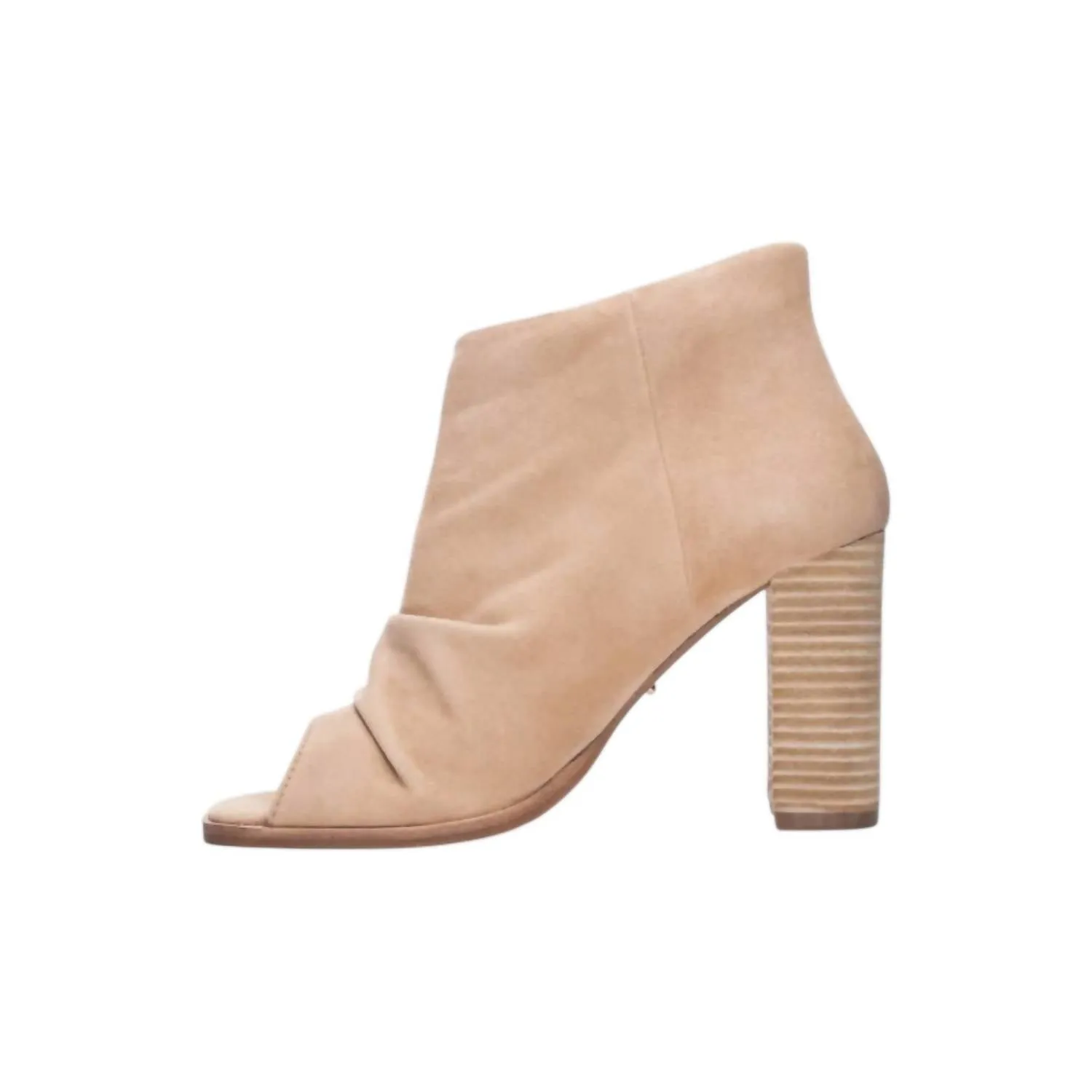 Women's Loyalty Kid Open Toe Bootie In Natural